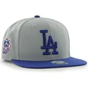 petten-plat-grijs-snapback-lateral-van-los-angeles-dodgers-mlb-van-47-brand