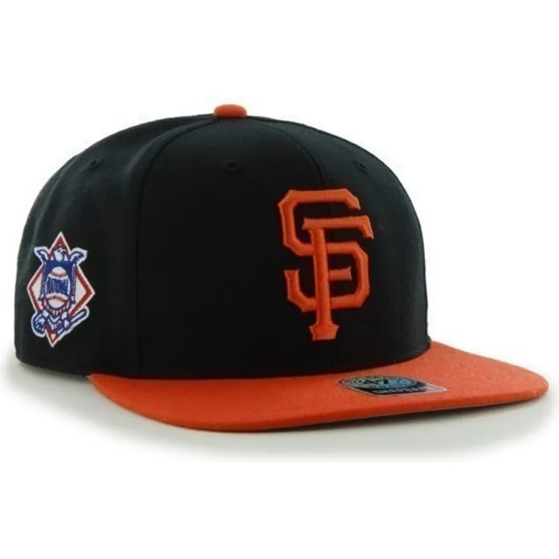 petten-plat-zwart-snapback-lateral-van-san-francisco-giants-mlb-van-47-brand petten-plat-zwart-snapback-lateral-van-san-francisco-giants-mlb-van-47-brand