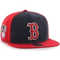 petten-plat-rood-snapback-lateral-van-boston-red-sox-mlb-van-47-brand