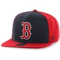 petten-plat-rood-snapback-lateral-van-boston-red-sox-mlb-van-47-brand