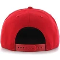 petten-plat-rood-snapback-lateral-van-boston-red-sox-mlb-van-47-brand