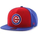 petten-plat-blauw-snapback-lateral-van-chicago-cubs-mlb-van-47-brand