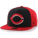 petten-plat-rood-snapback-lateral-van-cincinnati-reds-mlb-van-47-brand