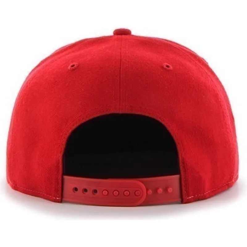 petten-plat-rood-snapback-lateral-van-cincinnati-reds-mlb-van-47-brand