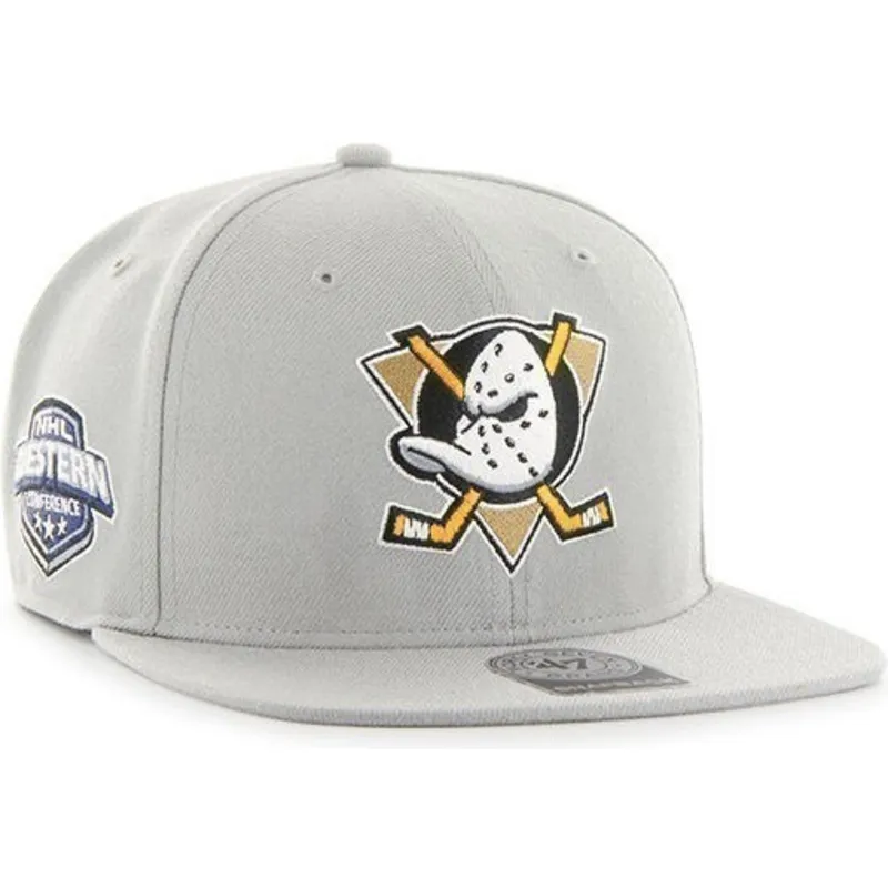 petten-plat-grijs-snapback-van-anaheim-ducks-nhl-van-47-brand