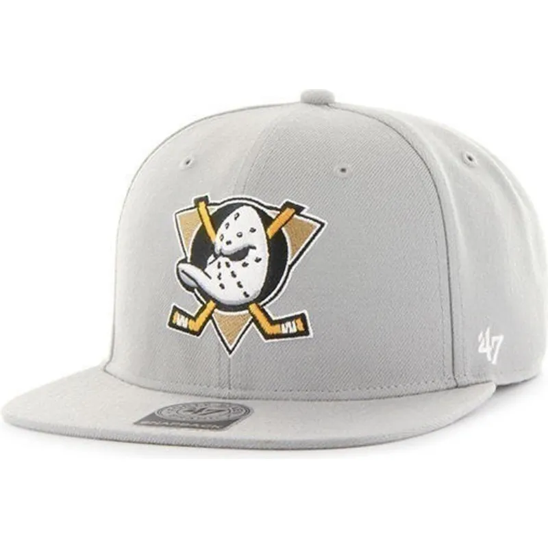 petten-plat-grijs-snapback-van-anaheim-ducks-nhl-van-47-brand