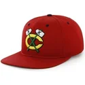 petten-plat-rood-snapback-van-chicago-blackhawks-nhl-van-47-brand
