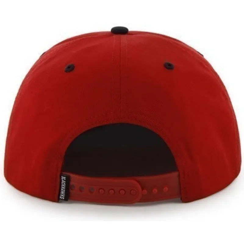 petten-plat-rood-snapback-van-chicago-blackhawks-nhl-van-47-brand