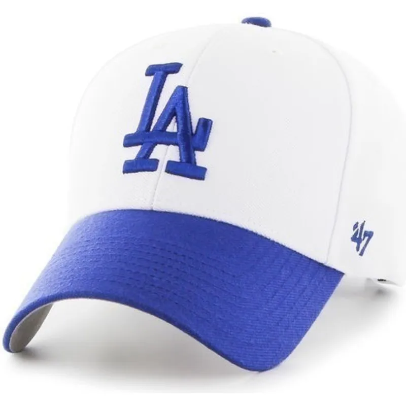 petten-gebogen-wit-verstelbaar-van-los-angeles-dodgers-mlb-van-47-brand