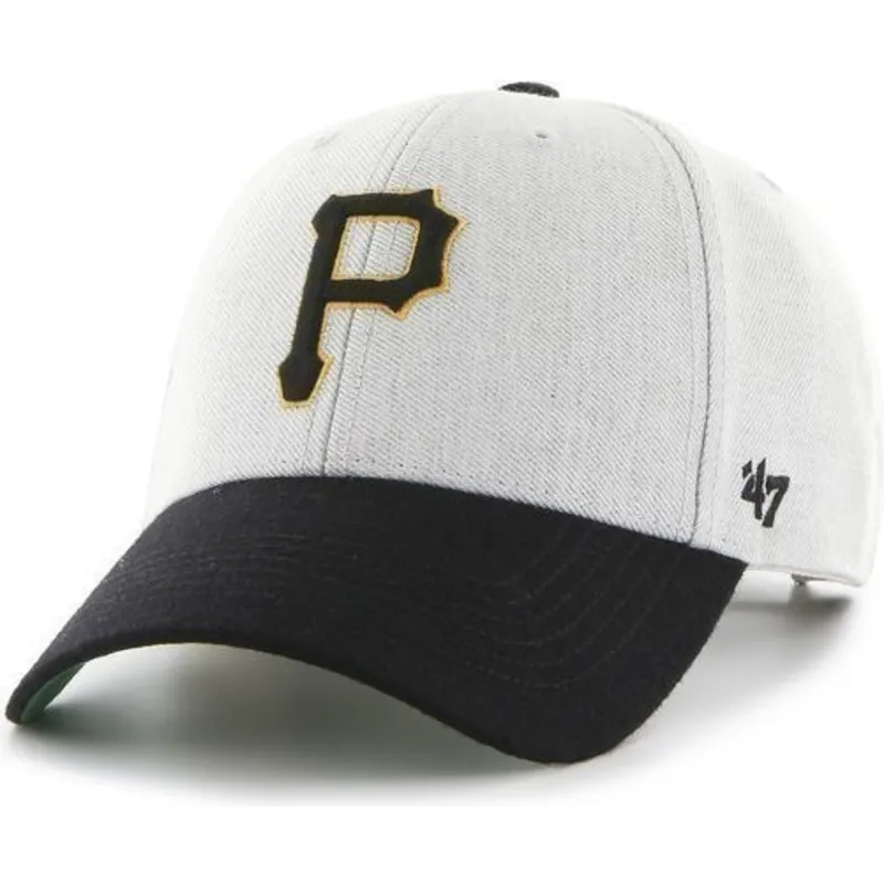 petten-gebogen-grijs-verstelbaar-van-pittsburgh-pirates-mlb-van-47-brand
