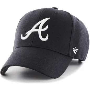 petten-gebogen-marineblauw-verstelbaar-van-atlanta-braves-mlb-van-47-brand