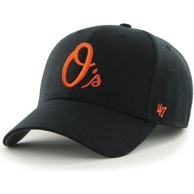 petten-gebogen-zwart-verstelbaar-van-baltimore-orioles-mlb-van-47-brand petten-gebogen-zwart-verstelbaar-van-baltimore-orioles-mlb-van-47-brand