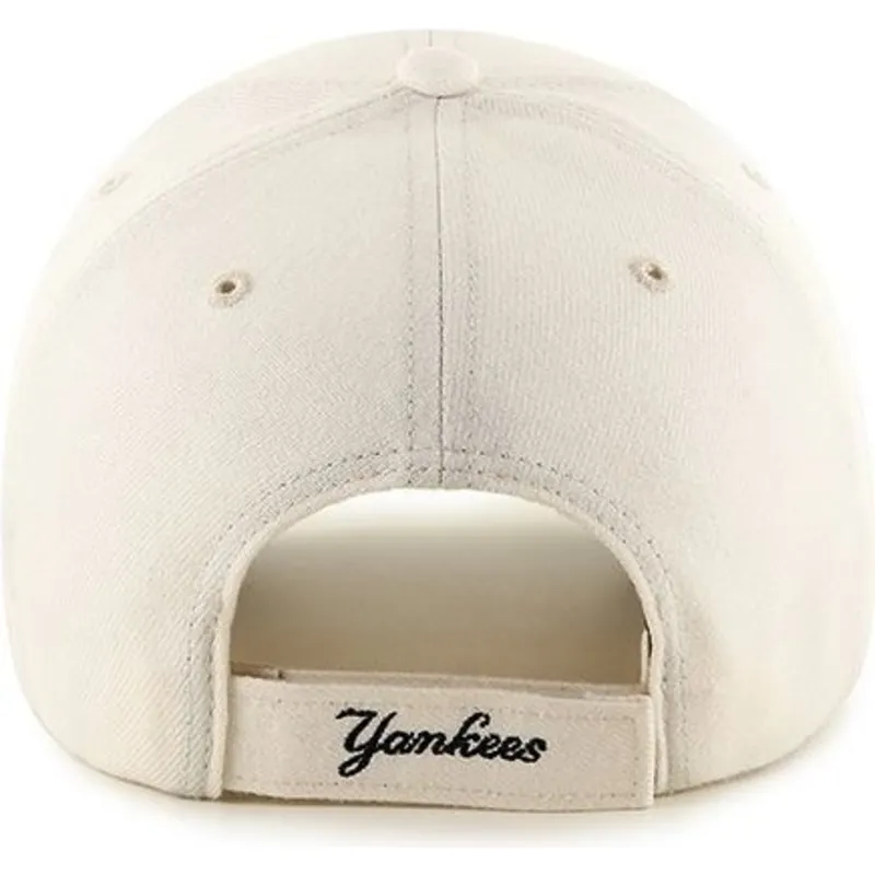 petten-gebogen-creme-verstelbaar-van-new-york-yankees-mlb-van-47-brand