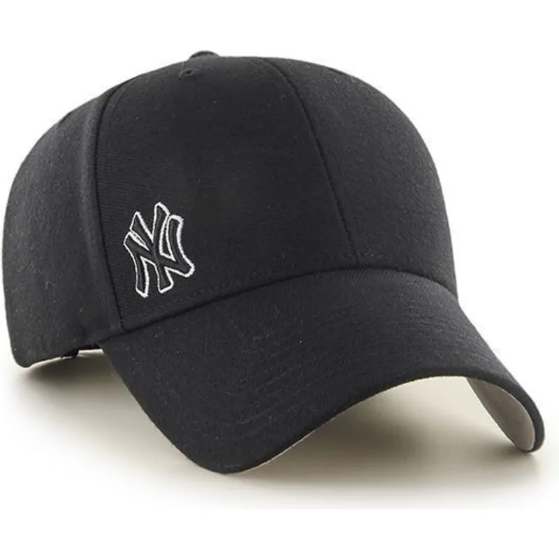 petten-gebogen-zwart-verstelbaar-van-new-york-yankees-mlb-van-47-brand