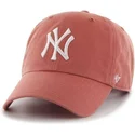 petten-gebogen-rood-verstelbaar-van-new-york-yankees-mlb-van-47-brand