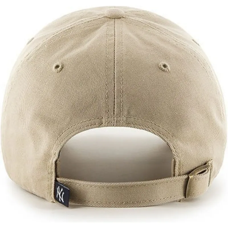 petten-gebogen-beige-verstelbaar-van-new-york-yankees-mlb-van-47-brand petten-gebogen-beige-verstelbaar-van-new-york-yankees-mlb-van-47-brand