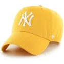 petten-gebogen-geel-verstelbaar-van-new-york-yankees-mlb-van-47-brand