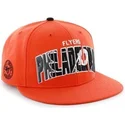 petten-plat-oranje-snapback-van-philadelphia-flyers-nhl-van-47-brand