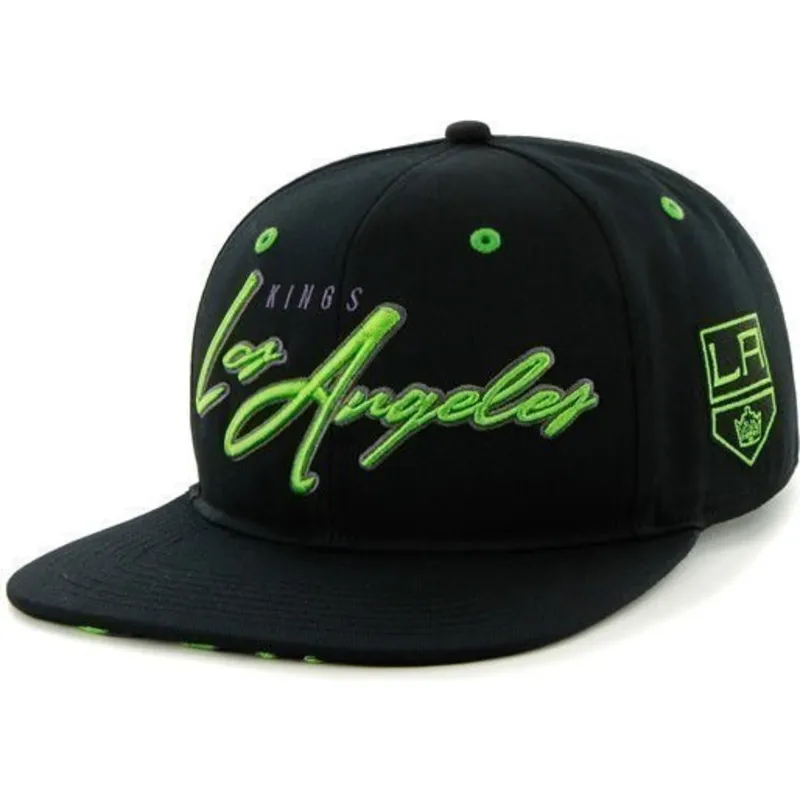 petten-plat-zwart-snapback-van-los-angeles-kings-nhl-van-47-brand