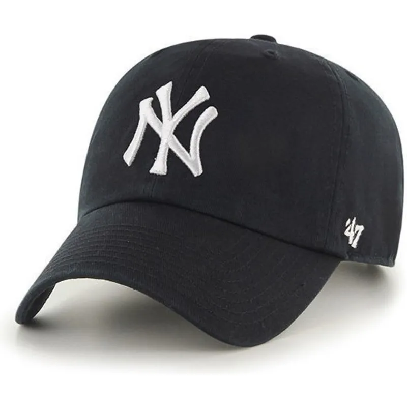 petten-gebogen-zwart-verstelbaar-voor-kinderen-van-new-york-yankees-mlb-van-47-brand petten-gebogen-zwart-verstelbaar-voor-kinderen-van-new-york-yankees-mlb-van-47-brand