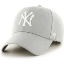 petten-gebogen-grijs-verstelbaar-van-new-york-yankees-mlb-van-47-brand