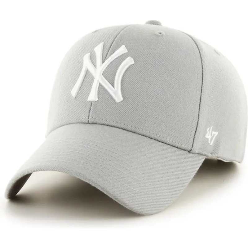 petten-gebogen-grijs-verstelbaar-van-new-york-yankees-mlb-van-47-brand