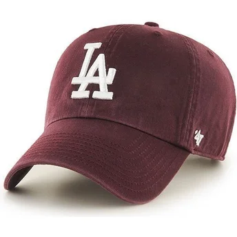 petten-gebogen-rood-verstelbaar-van-los-angeles-dodgers-mlb-van-47-brand