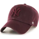 petten-gebogen-rood-verstelbaar-van-new-york-yankees-mlb-van-47-brand