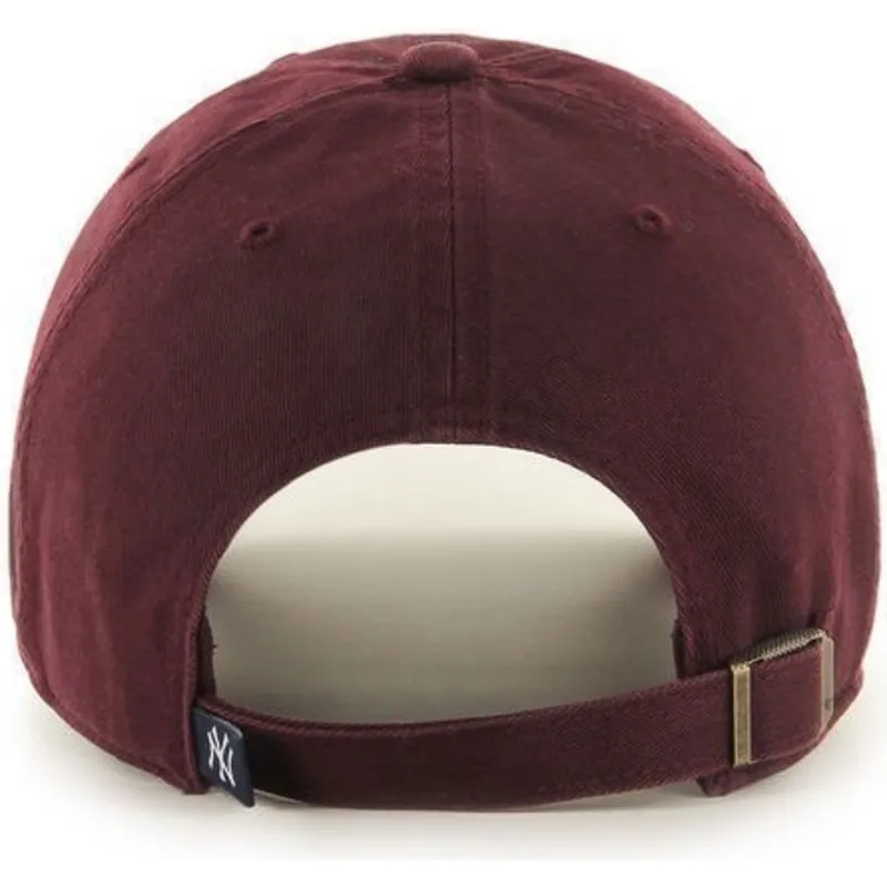 petten-gebogen-rood-verstelbaar-van-new-york-yankees-mlb-van-47-brand