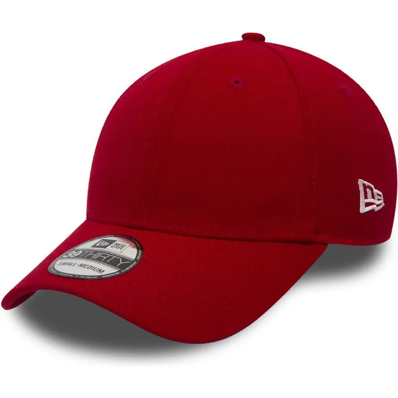 petten-gebogen-rood-fitted-39thirty-basic-flag-van-new-era petten-gebogen-rood-fitted-39thirty-basic-flag-van-new-era