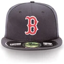 petten-plat-marineblauw-fitted-59fifty-authentic-on-field-van-boston-red-sox-mlb-van-new-era