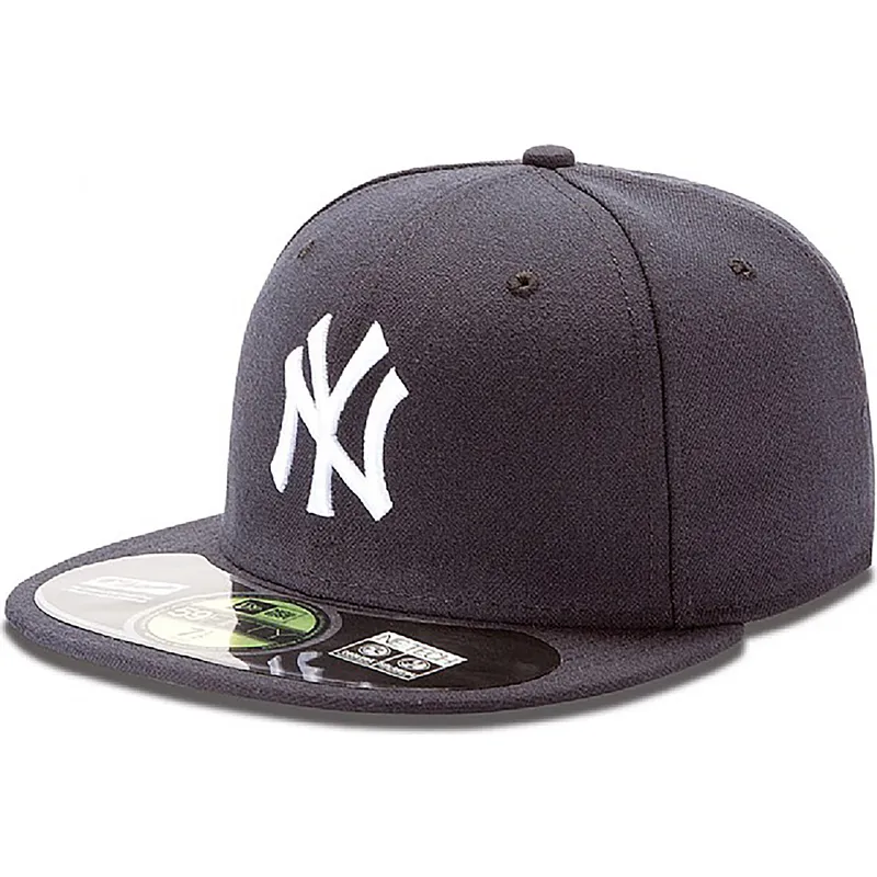 petten-plat-marineblauw-fitted-59fifty-authentic-on-field-van-new-york-yankees-mlb-van-new-era