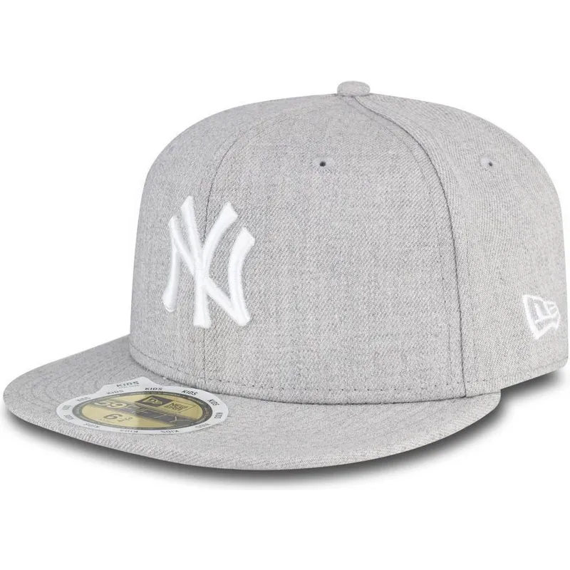 petten-plat-grijs-fitted-voor-kinderen-59fifty-essential-van-new-york-yankees-mlb-van-new-era petten-plat-grijs-fitted-voor-kinderen-59fifty-essential-van-new-york-yankees-mlb-van-new-era