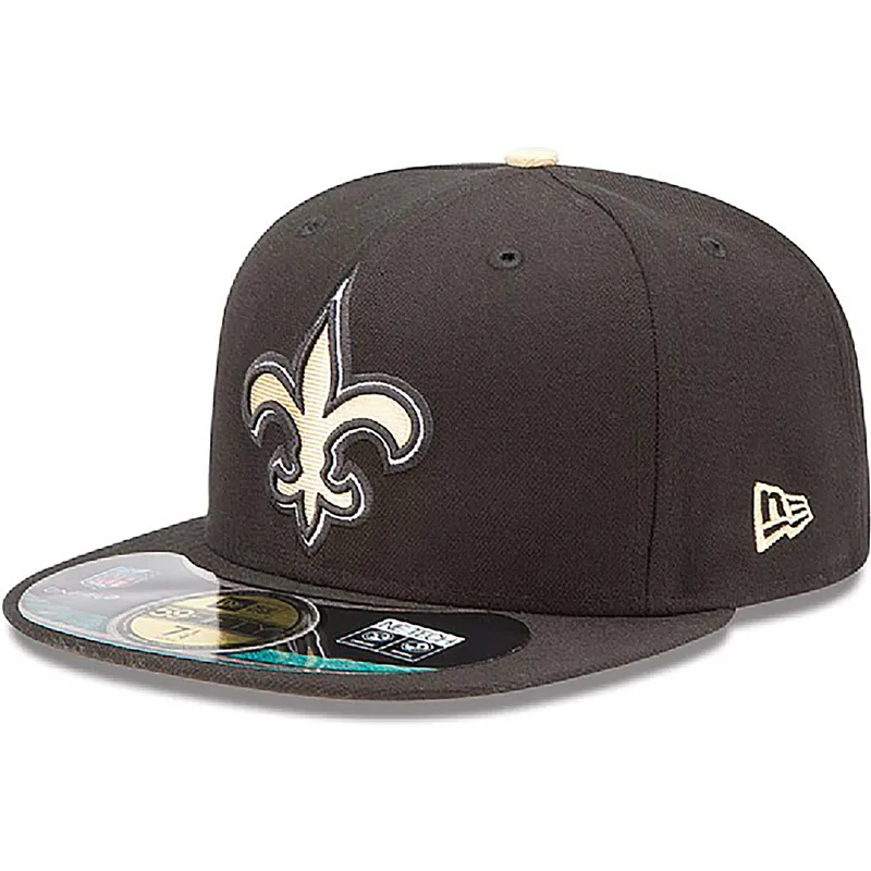 petten-plat-zwart-fitted-59fifty-authentic-on-field-game-van-new-orleans-saints-nfl-van-new-era petten-plat-zwart-fitted-59fifty-authentic-on-field-game-van-new-orleans-saints-nfl-van-new-era