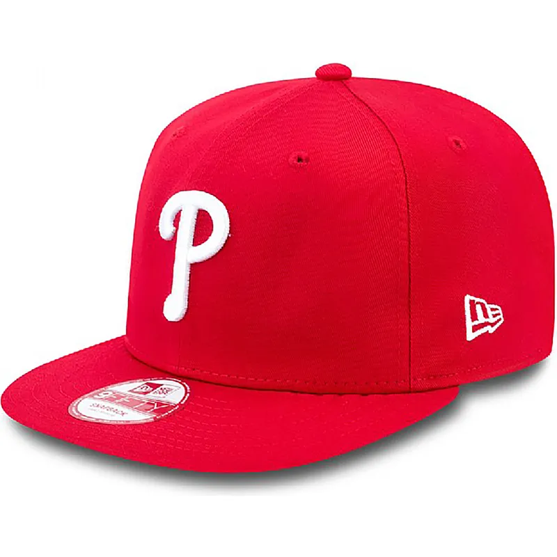 petten-plat-rood-snapback-9fifty-essential-van-philadelphia-phillies-mlb-van-new-era petten-plat-rood-snapback-9fifty-essential-van-philadelphia-phillies-mlb-van-new-era