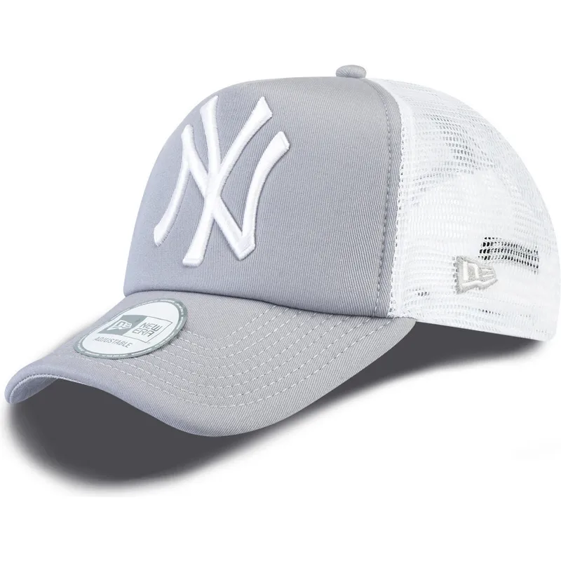 petten-gebogen-grijs-snapback-clean-a-frame-van-new-york-yankees-mlb-van-new-era petten-gebogen-grijs-snapback-clean-a-frame-van-new-york-yankees-mlb-van-new-era
